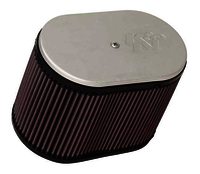 K&N Universal Air Filter - 2-5/8" DUAL, 9" X 5-1/2", 6-1/4"H