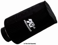 K&N Air Filter Wrap - PRECHARGER WRAP,BLK.,UNIVERSAL