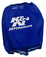 K&N Air Filter Wrap - DRYCHARGER WRAP; RF-1001, BLUE