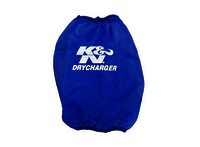 K&N Air Filter Wrap - DRYCHARGER WRAP, BLUE, CUSTOM