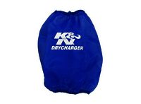 K&N Air Filter Wrap - DRYCHARGER WRAP, BLUE, CUSTOM