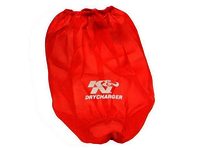 K&N Air Filter Wrap - DRYCHARGER WRAP, RED, CUSTOM