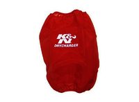 K&N Air Filter Wrap - DRYCHARGER WRAP, RED, CUSTOM