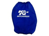 K&N Air Filter Wrap - DRYCHARGER WRAP, BLUE, CUSTOM