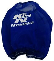 K&N Air Filter Wrap - DRYCHARGER WRAP; RF-1036, BLUE