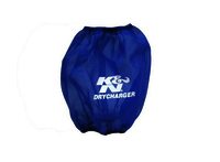 K&N Air Filter Wrap - DRYCHARGER WRAP, BLUE, CUSTOM