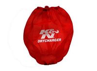 K&N Air Filter Wrap - DRYCHARGER WRAP, RED, CUSTOM