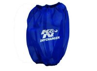 K&N Air Filter Wrap - DRYCHARGER WRAP, BLUE, CUSTOM