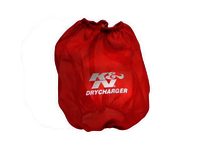 K&N Air Filter Wrap - DRYCHARGER WRAP, RED, CUSTOM