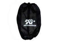 K&N Air Filter Wrap - DRYCHARGER WRAP, BLACK, CUSTOM