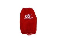 K&N Air Filter Wrap - DRYCHARGER WRAP, RED, CUSTOM