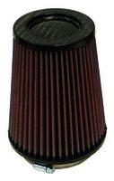 K&N Universal Air Filter - Carbon Fiber Top - 4"FLG, 5-3/8"B, 4"