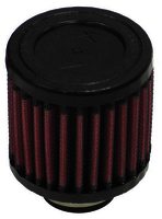 K&N Universal Rubber Filter - 1-1/4"FLG, 3"OD, 3"H