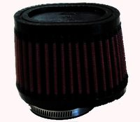 K&N Universal Rubber Filter - 2-1/8"FLG 4 X 3 TPR/OVL W/VENTURI