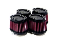 K&N Universal Rubber Filter - (4) 2-1/8"FLG 3 X 4 TPR/OVL