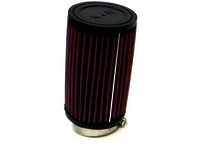 K&N Universal Rubber Filter - 2-1/4"10 DEG FLG, 3-1/2"OD, 6"H