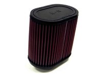 K&N Universal Rubber Filter - 2-1/4"10 DEG FLG, 6-1/4" X 4", 6"H