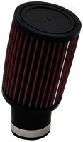 K&N Universal Rubber Filter - 2-1/16"17 DEG FLG, 3-1/2"OD, 5"H