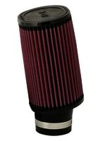 K&N Universal Rubber Filter - 2-1/2 FLG, 4-1/2" X 3-3/4", 7"H, O