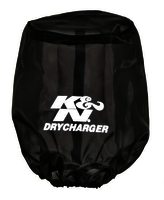 K&N Air Filter Wrap - DRYCHARGER WRAP; RU-2590, BLACK