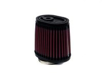 K&N Universal Rubber Filter - 2-1/8"FLG,TPRD OVAL, 4"H W/VENT