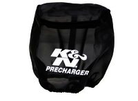 K&N Air Filter Wrap - PRECHARGER WRAP, BLACK; CUSTOM