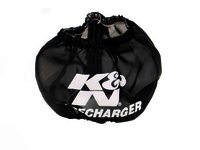 K&N Air Filter Wrap - PRECHARGER WRAP, BLACK; SUZUKI