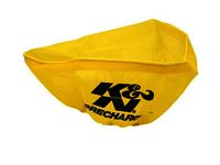 K&N Air Filter Wrap - PRECHARGER WRAP, YELLOW,SUZUKI