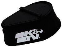 K&N Air Filter Wrap - DRYCHARGER; SU-6596DK, BLACK