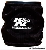 K&N Air Filter Wrap - PRECHARGER WRAP, BLACK, YAMAHA