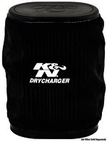 K&N Air Filter Wrap - DRYCHARGER WRAP; YA-7008, BLACK