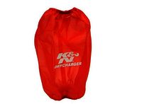 K&N Air Filter Wrap - DRYCHARGER WRAP, RED, CUSTOM