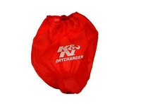 K&N Air Filter Wrap - DRYCHARGER WRAP, RED, CUSTOM