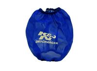 K&N Air Filter Wrap - DRYCHARGER WRAP, BLUE, CUSTOM