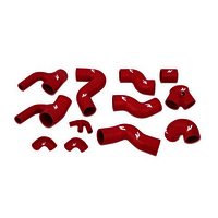 Mishimoto Audi S4/S6 Silicone Turbo Hose Kit, Red, 1997-2002