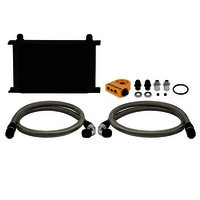 Mishimoto Universal Thermostatic Oil Cooler Kit, Black, 25 Row