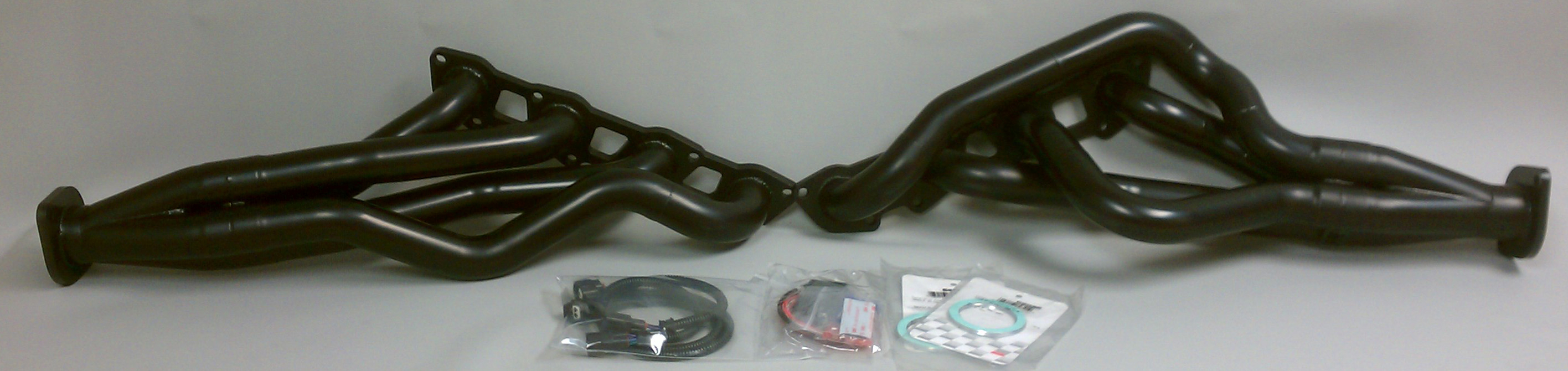 PPE engineering Lexus ISF race headers - Black ceramic coating