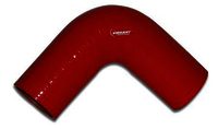 Vibrant Silicone Coupler 90 degree - Red