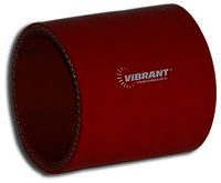 Vibrant Silicone Coupler, 3" long - Red