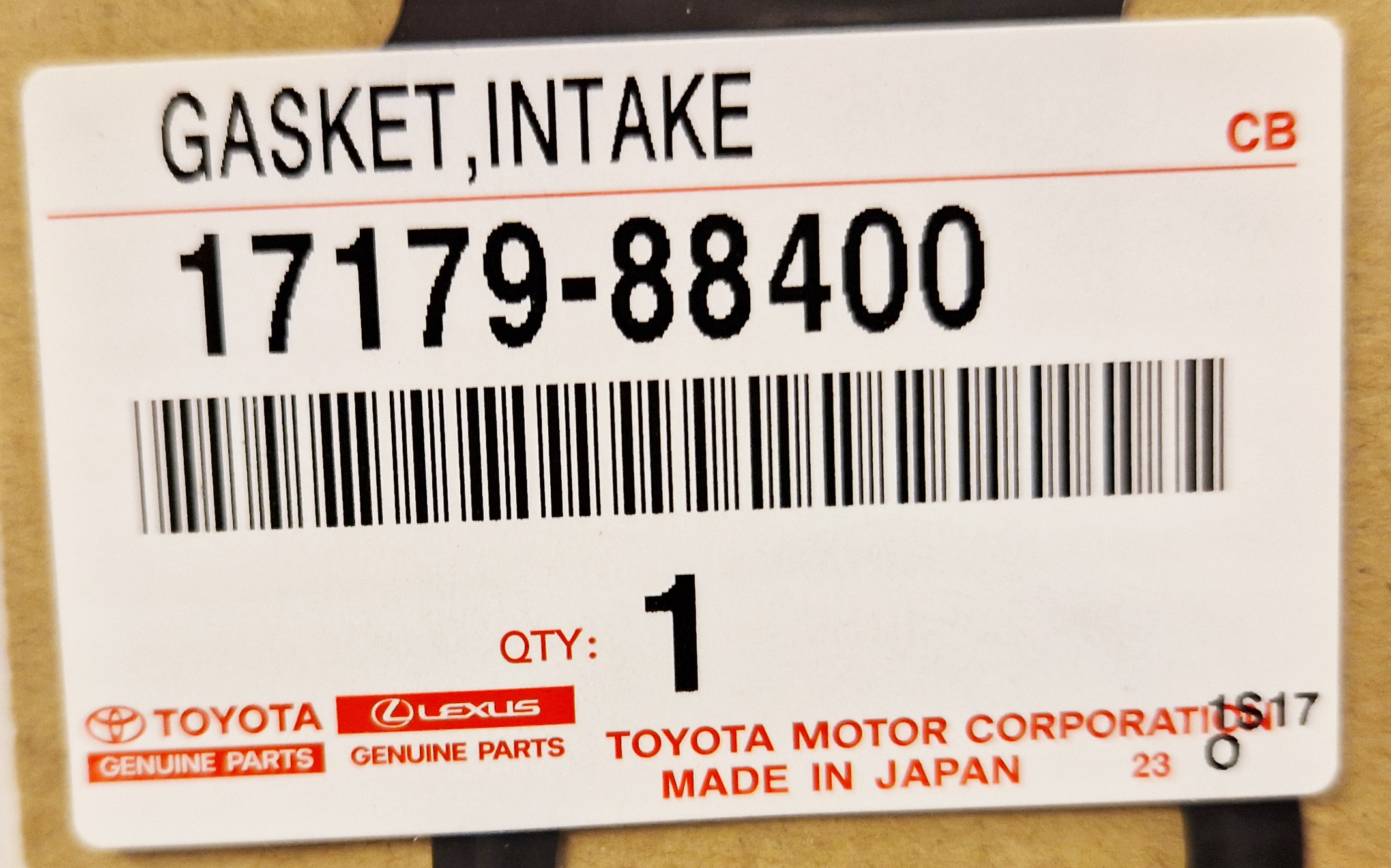 Toyota OEM inlaatpakking tussen runners - 1JZ-GTE (VVTi)