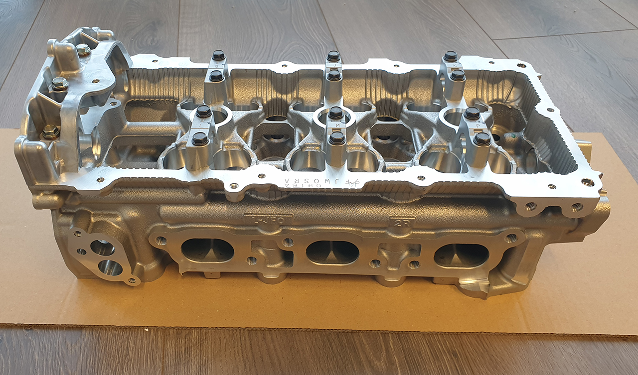 Nissan VR38DETT cylinder head - left side