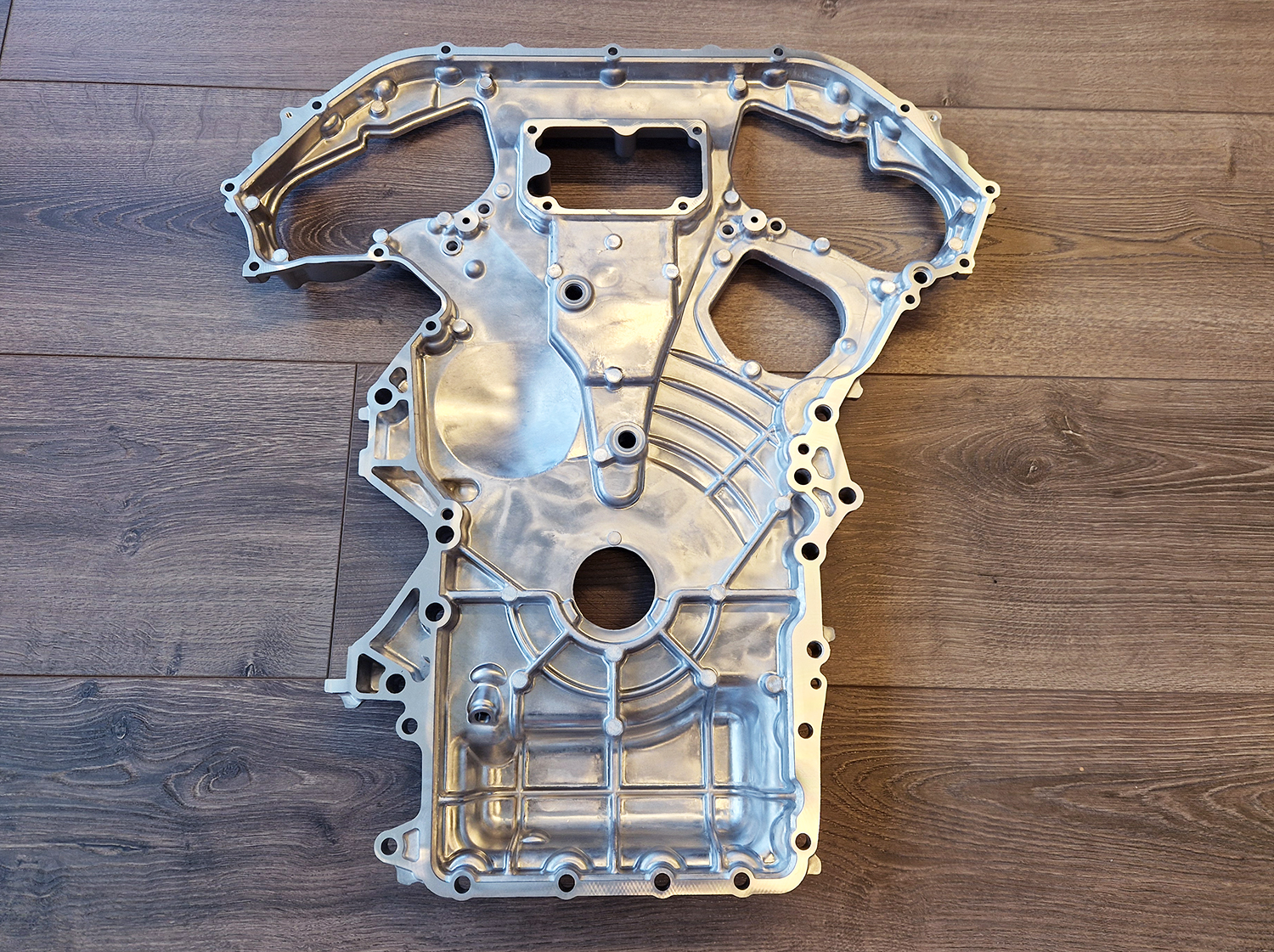 Nissan VR38DETT front timing cover - 13500-80B0A