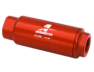 Aeromotive Filter, In-Line, 100-m Stainless Mesh Element, 3/8" N