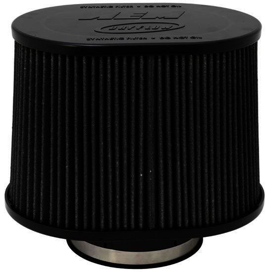 AEM AIR FILTER; 5" X 7" DSL OVAL DRYFLOW - Klik om te sluiten