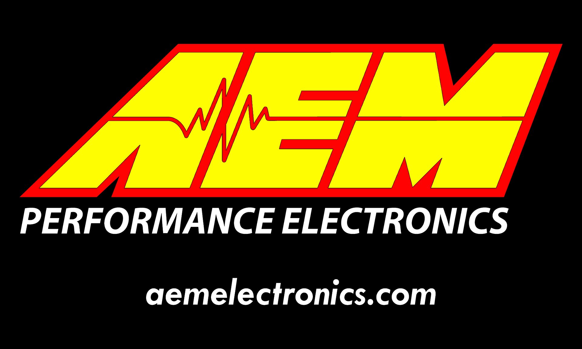 AEM AEM Performance Electronics Banner. 18" Tall X 30" Long - Klik om te sluiten