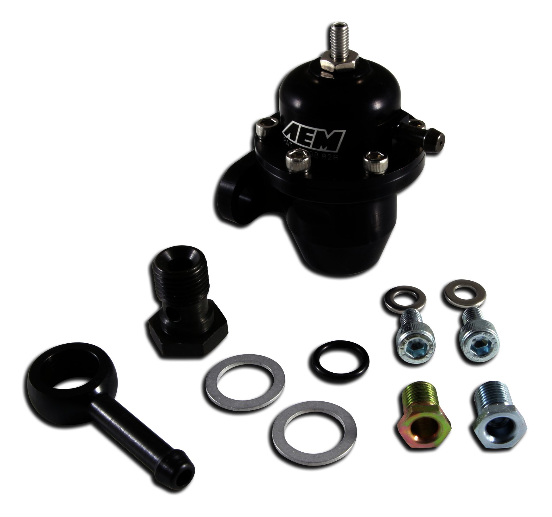 AEM Adjustable Fuel Pressure Regulator. Black. Acura & Honda Inl - Klik om te sluiten