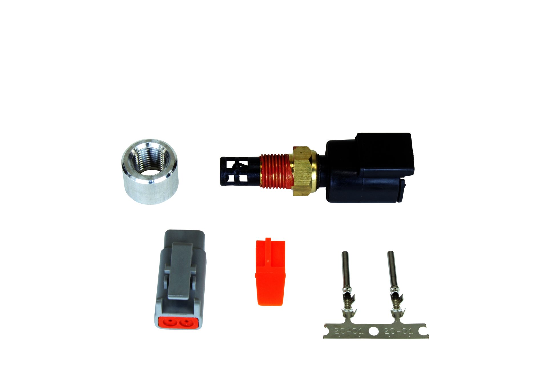 AEM Air Temp Sensor DTM-Style Kit. Includes 1/8" NPT Air Tempera - Klik om te sluiten