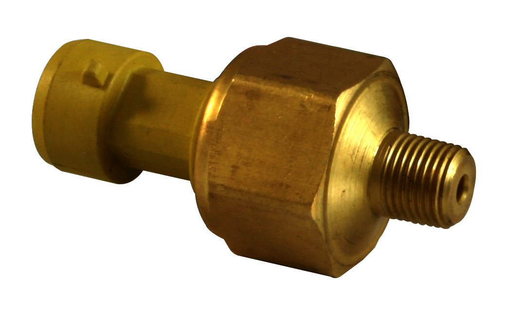 AEM 150 PSIg Brass Sensor Kit. Brass Sensor Body. 1/8" NPT Male - Klik om te sluiten