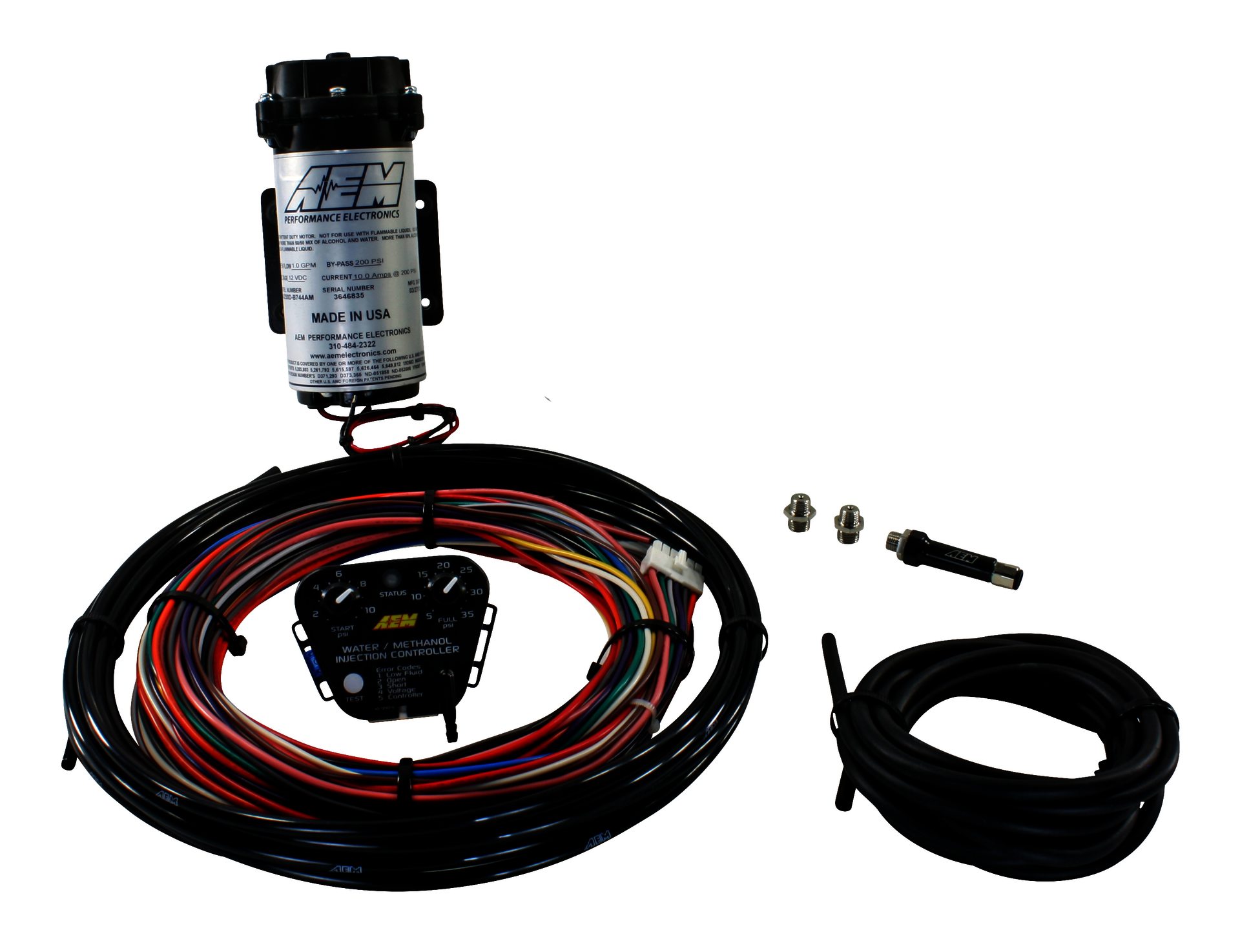 AEM V2 Water/Methanol Nozzle and Controller Kit, Standard Contro - Klik om te sluiten