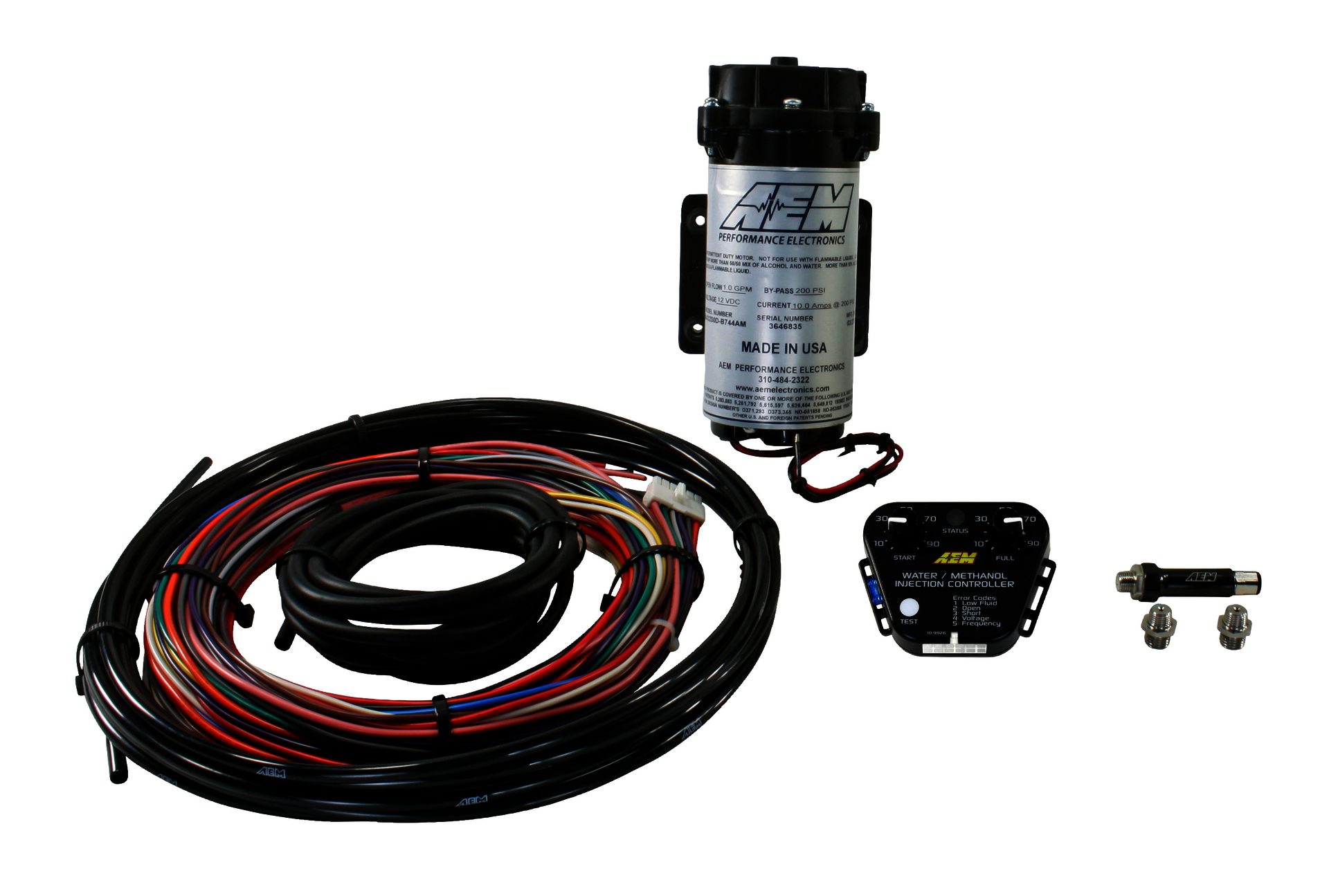AEM V2 Water/Methanol Nozzle and Controller Kit, Multi Input Con - Klik om te sluiten